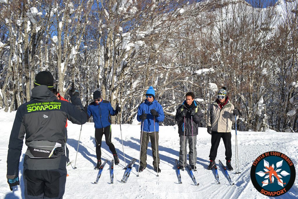 Clases particulares de esquí de fondo: clásico y patinador con la Escuela de Esquí Nórdico Somport