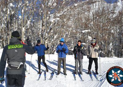 Clases particulares de esquí de fondo: clásico y patinador con la Escuela de Esquí Nórdico Somport