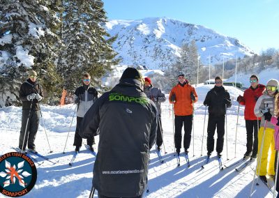 Clases particulares de esquí de fondo: clásico y patinador con la Escuela de Esquí Nórdico Somport