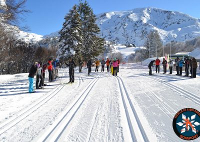 Clases particulares de esquí de fondo: clásico y patinador con la Escuela de Esquí Nórdico Somport