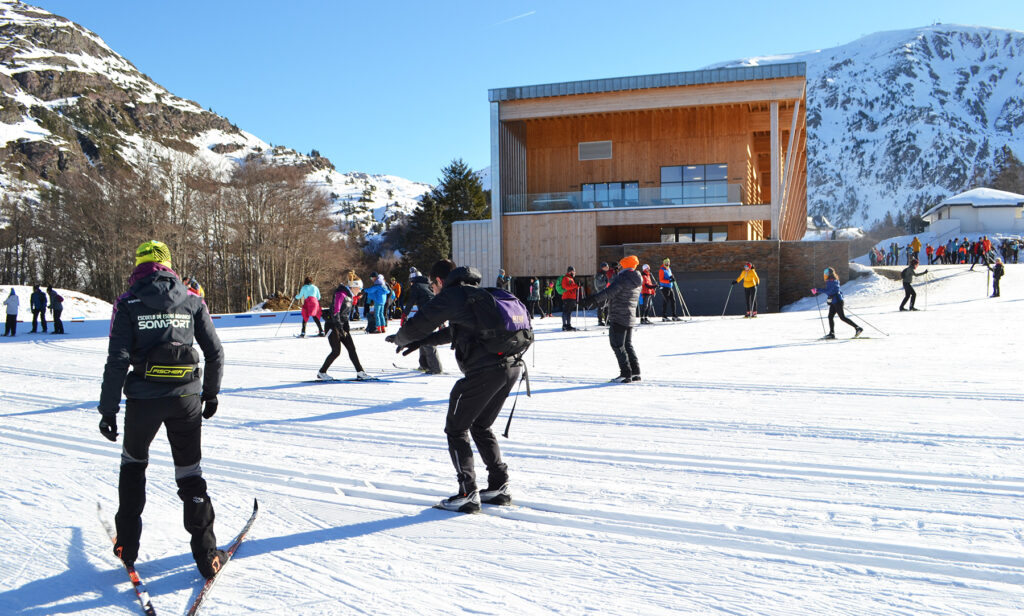 Escuela de Esquí Nórdico Somport clases de esquí y cursos CLÁSICO o PATINADOR (SKATING)