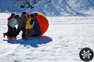 Especial colegios y grupos: un día en la nieve Aprendizaje del esquí nórdico, juegos en la nieve y conocimiento del entono en una jornada lúdica y educativa en plena naturaleza.