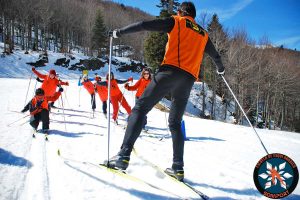 Especial colegios y grupos: un día en la nieve Aprendizaje del esquí nórdico, juegos en la nieve y conocimiento del entono en una jornada lúdica y educativa en plena naturaleza.