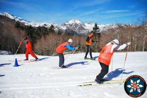 Especial colegios y grupos: un día en la nieve Aprendizaje del esquí nórdico, juegos en la nieve y conocimiento del entono en una jornada lúdica y educativa en plena naturaleza.