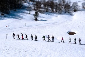 Excursiones con raquetas Descubre la magia blanca del Somport con nuestras rutas guiadas de 3 horas de aventura. Grupos y particulares. Todos los domingos, salida con raquetas por Somport Durante la temporada 2018/2019 hemos programado, todos los domingos a las 10.30 h, una salida con raquetas de 4-5 horas de duración. El precio (todo incluido) es de 35 € por persona y para reservar o más información, podéis contactar con la Escuela en nuestra Oficina en la Estación de Somport o en el teléfono 620 425 169